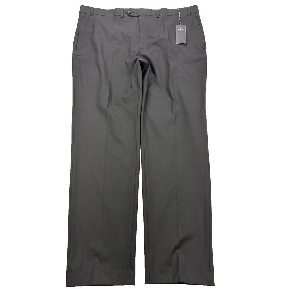 Michael Kors Newbury Pants Men 42x32 Black Straight Stretch Golf Recycle NWT $95